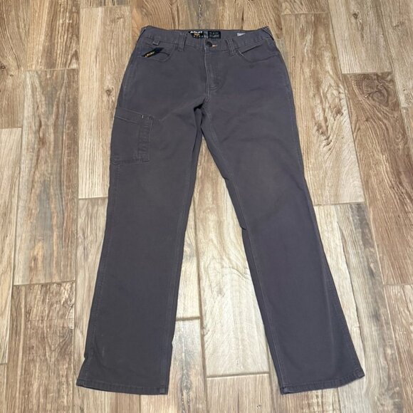 Ariat Rebar M4 Relaxed Straight Pant Jeans - Picture 1 of 4